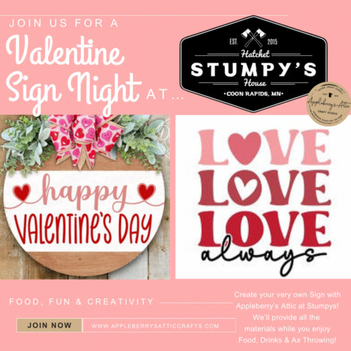 Valentine's DIY Night at Stumpy's Hatchet House - Tuesday, February 11th