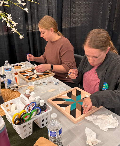 Winter Wooden Barn Quilt - Monday, February 24th - Image 3